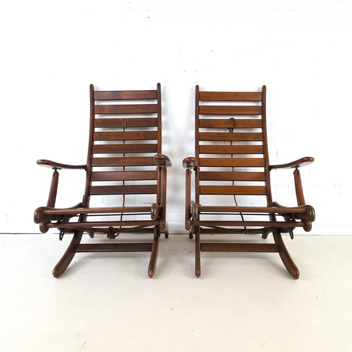 2x vintage garden chair