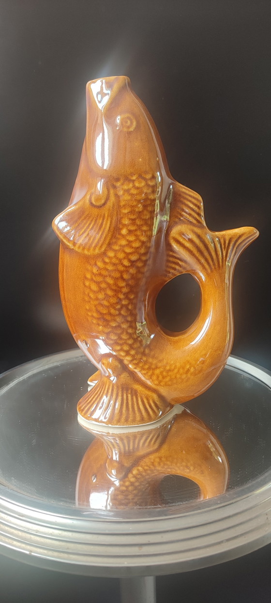 Image 1 of Service "Poisson" Céramique Ambrée Vintage époque URSS
