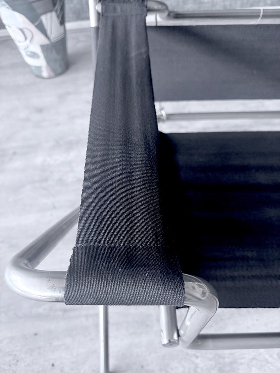 Image 1 of Fauteuil lounge Tecta D4 vintage de Marcel Breuer — Original Eisengarn, années 1970/1980