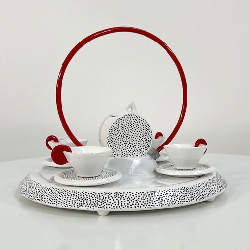 Teeservice von Luigi Saccardo & Materassi Massimo für MAS Italy, 1980er