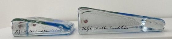 Image 1 of Iittala Helja Liukko Sundstrom 2 Decoratieve Objecten Waterlelies
