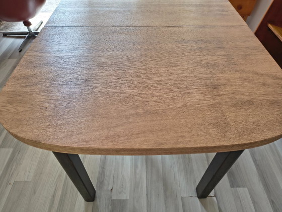 Image 1 of Mid-Century extendable dining table (120-165) – Oak