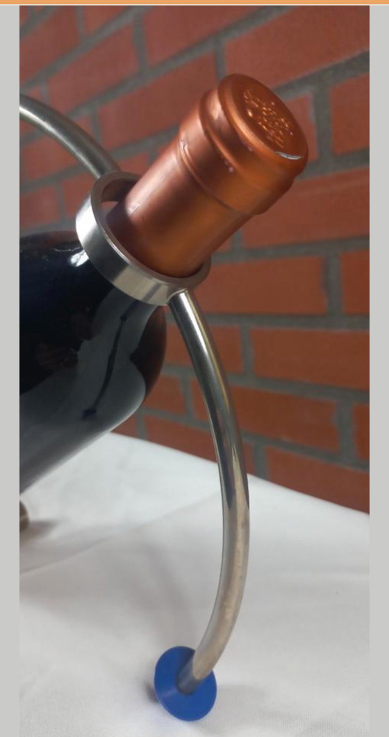 Image 1 of Opvallende flessenhouder, Memphis style (HOGRI design, Duitsland)