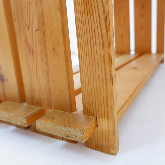 Image 1 of Vintage grenen plank in de stijl van Maison Regain, jaren 80.