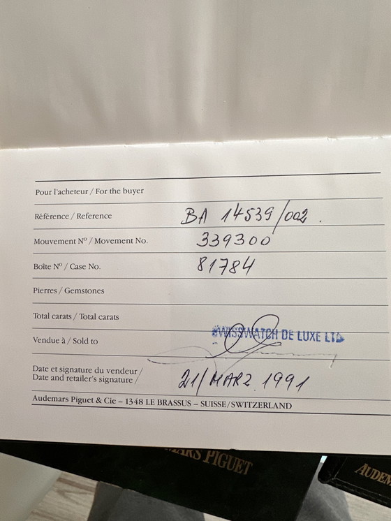 Image 1 of Audemar Piguet oro