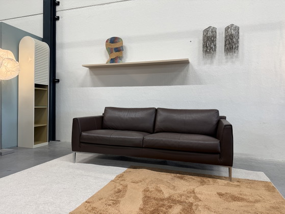 Canapé 3 places Heelz en cuir marron, modèle Design on Stock – Canapés 3 places, Leather (photo 6 of 7)