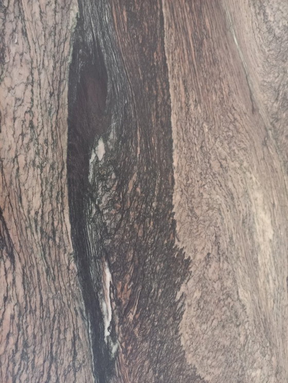 Image 1 of Vintage marmeren salontafel uit de jaren 70.