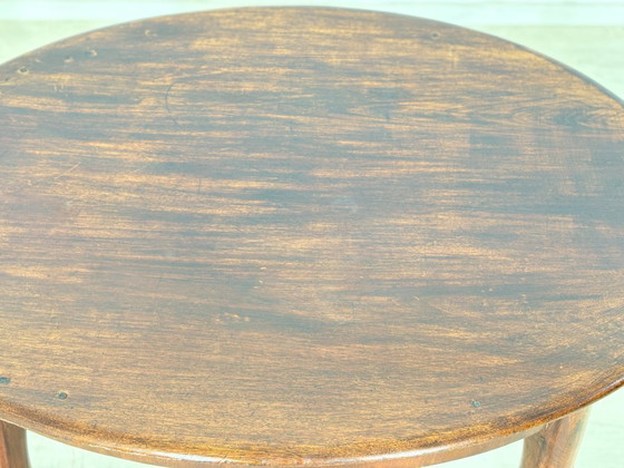 Image 1 of Table basse coloniale ancienne, table de cuisine, table en bois, vers 1880