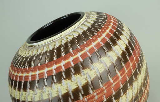vase en céramique duemler & breiden années 1950 modèle 1088/27
