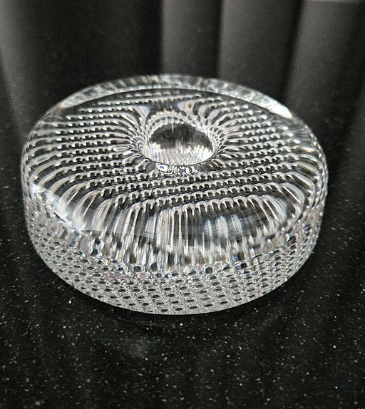 Candeliere o fermacarte Holmegaard di Torben Jørgensen - 1988