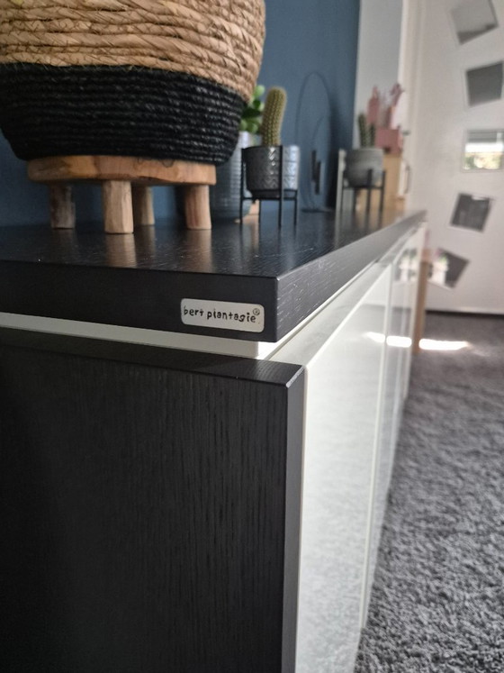 Image 1 of Bert Plantagie oak basalt sideboard, TV unit, and cube cabinet with 4 doors