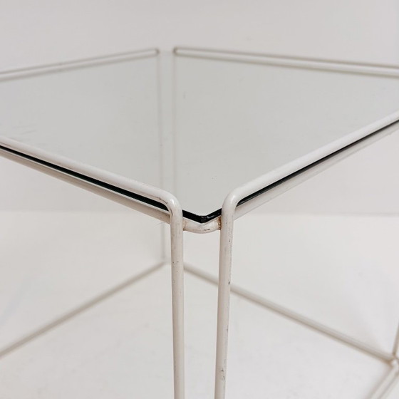 Isocele Side table by Max Sauze for Atrow, 1970s – Metal (photo 2 of 9)