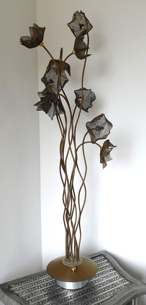 Design Hänge- oder Stehleuchte Harco Loor Breeze Edelstahl