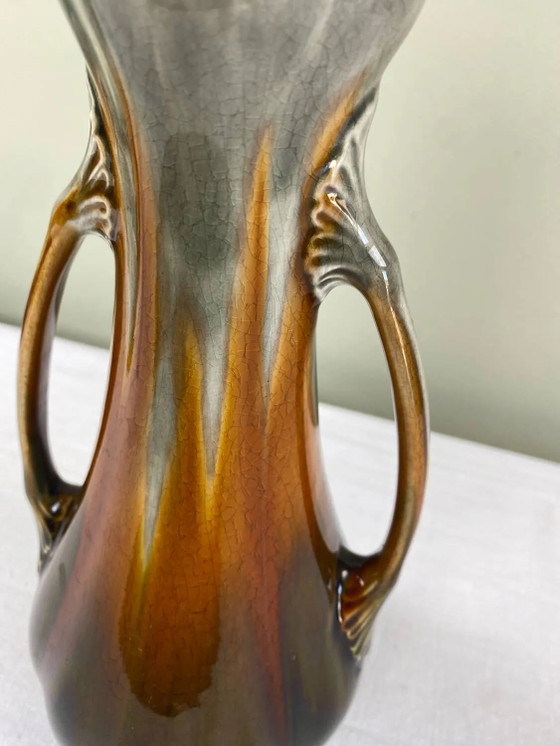 Art Nouveau vase – Ceramic (photo 6 of 8)