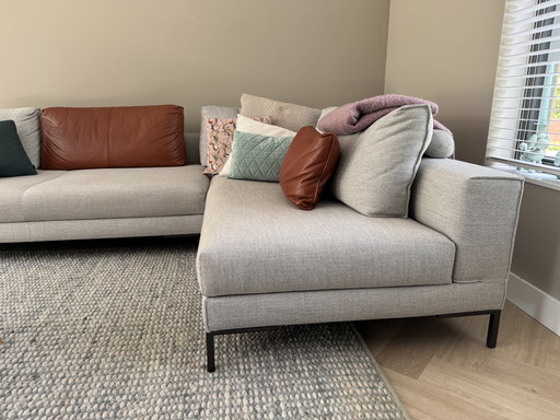 Ecksofa Design auf Lager Aikon Lounge Milton mit Fußhocker