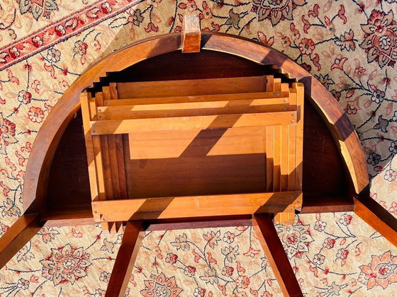 Image 1 of Console ' halve maan ' * Antiek XIX eeuw * Empire-stijl