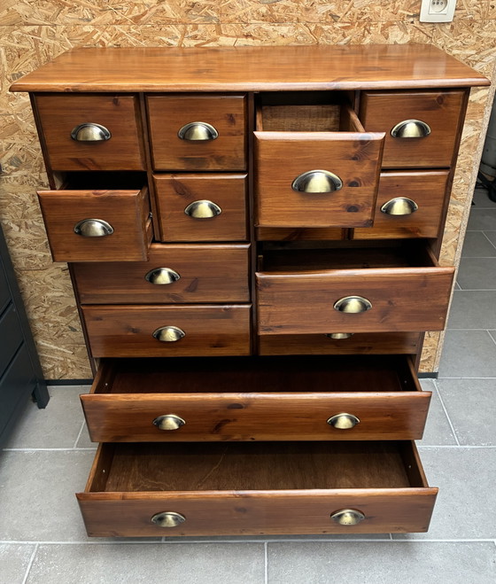 Magnifique armoire d'apothicaire en pin / commode – Wood (photo 5 of 6)
