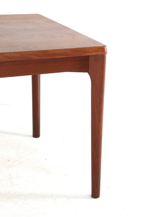 Image 1 of Henning Kjaernulf for Vejle extendable dining table table Danish vintage