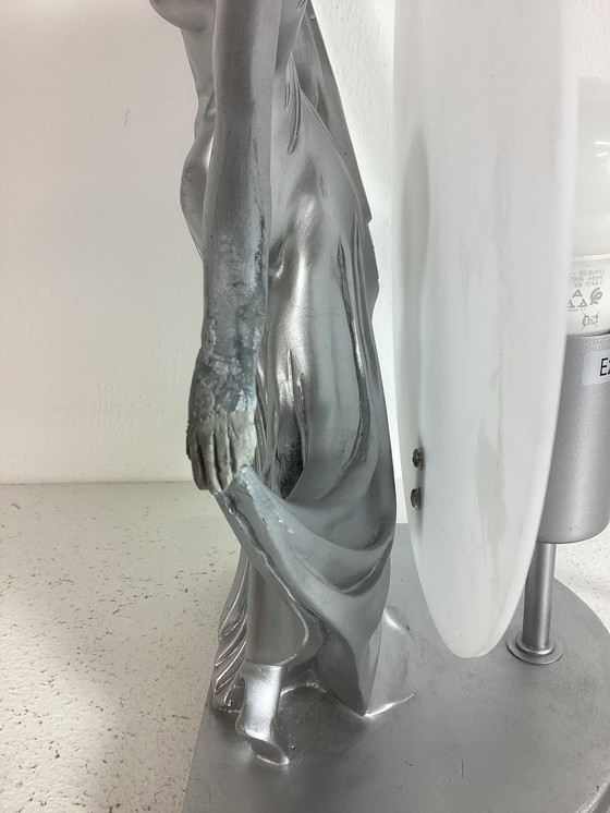 Image 1 of Lampe im Art-Deco-Stil, tanzende Frau, 1980er Jahre