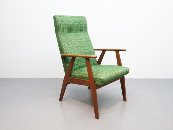 Image 1 of Vintage Armchair Teak Green