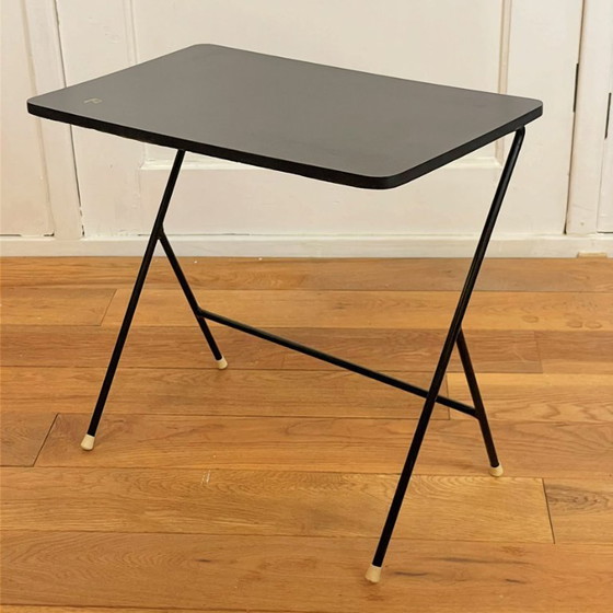 Image 1 of Table d'appoint vintage de Pilastro – Plateau en perstorp, années 1950