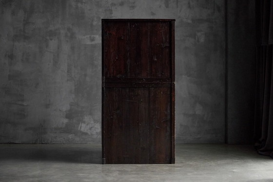 Image 1 of Kaidan Tansu Japanse trapkist, Japan, 19e eeuw