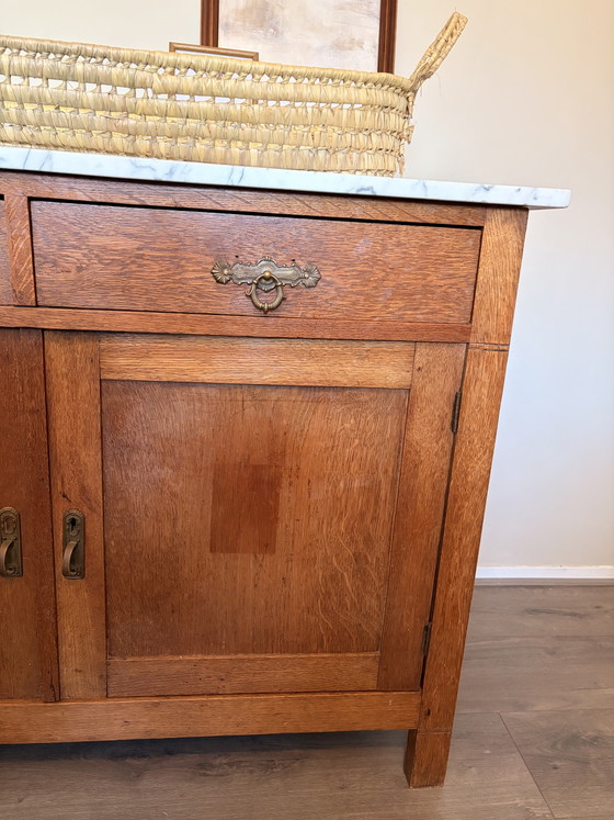 Image 1 of Vintage marble chest of drawers
