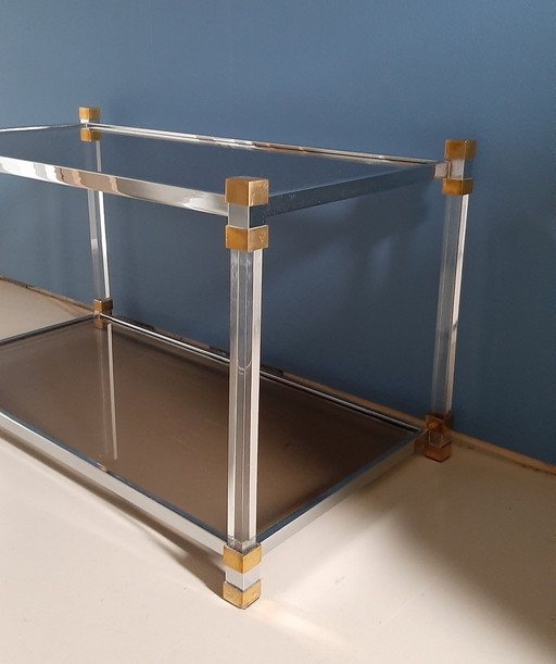 Table basse/table d'appoint Belgochrom '70