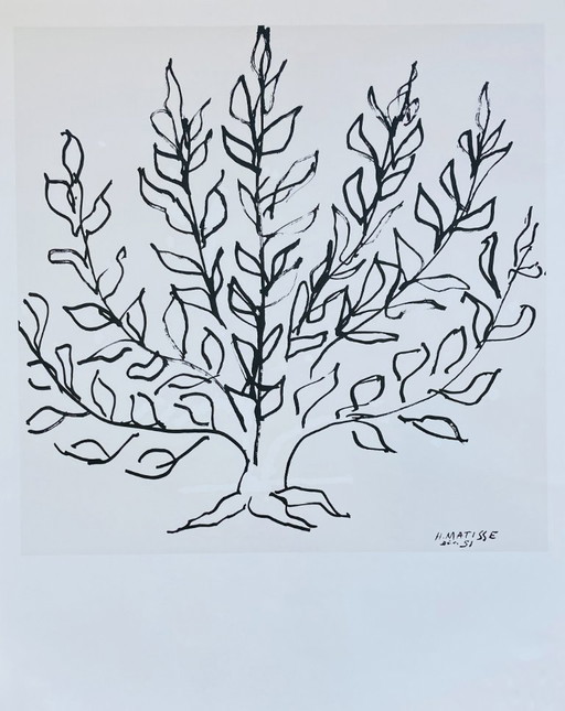 Henri Matisse - Le Buisson 1951 - Druck