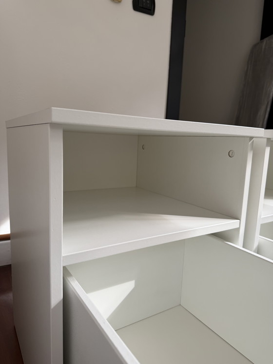 Image 1 of Ikea Brimnes witte nachtkastjes (2x)