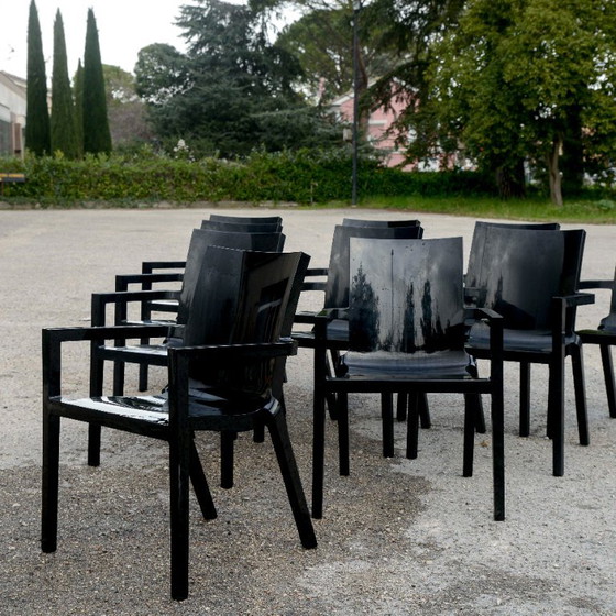 Set 10 Sedie Driade Deville Sedia Poltroncina By Christophe Pille – Poltrone, Plastica (photo 10 of 13)