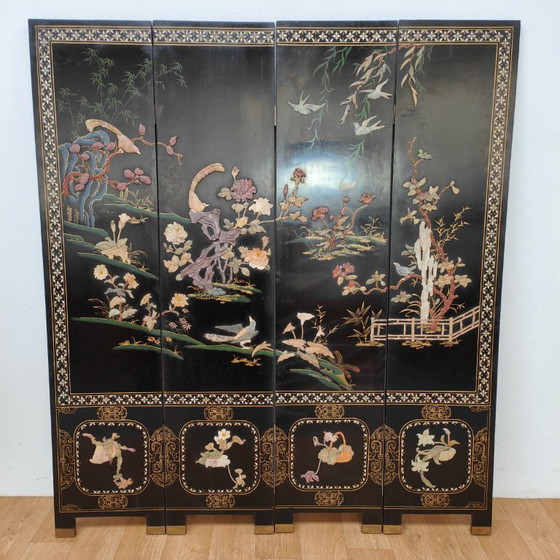 Image 1 of Paravento antico cinese, stile cineseria