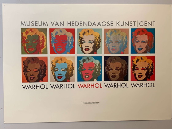 Image 1 of Poster Exhibition Andy Warhol, 70s