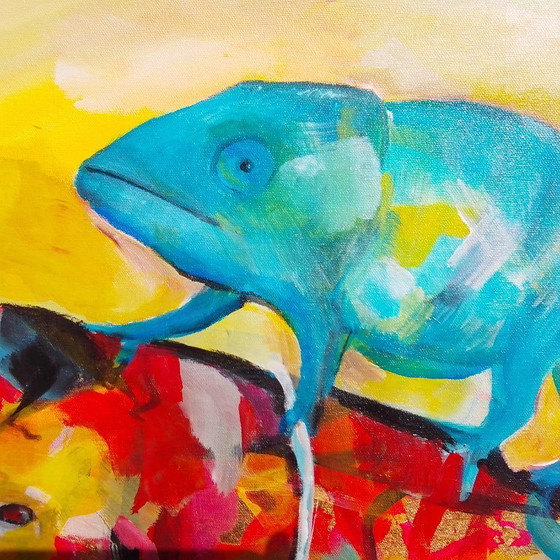 Image 1 of Acrylic painting "Canis lupus familiaris"