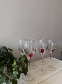 Luminarc Pop-Art Red Drip Calici da vino Set di 6