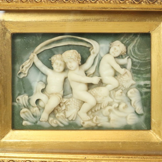 Image 1 of Targhe in alabastro Biggs and Sons London