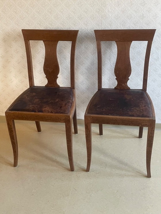 Image 1 of Biedermeier chairs