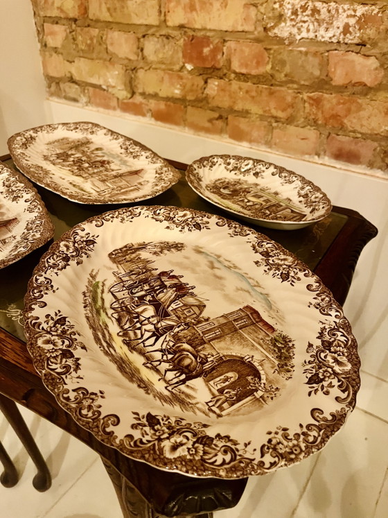Vintage 'Coaching Scenes' Crockery - Johnson Brothers – Porcelain (photo 14 of 15)