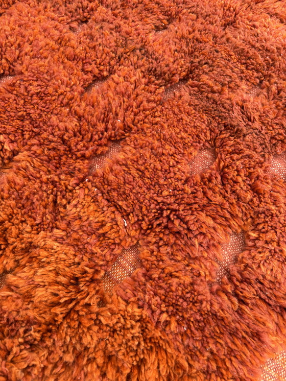Image 1 of Moroccan Orange Modern New Wool Rug