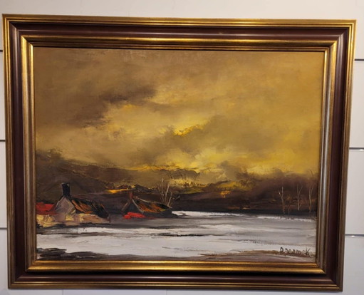 Paul Permeke (1918-1990) / Cálido paisaje invernal