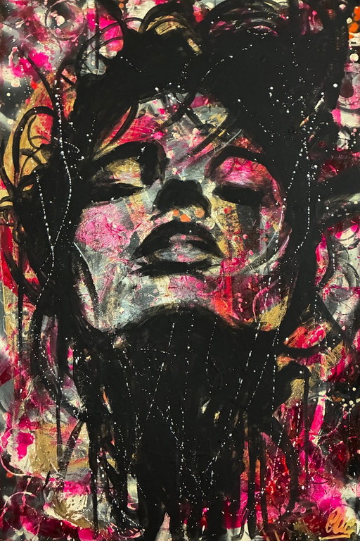 Fragments – schilderijen tekeningen, Canvas