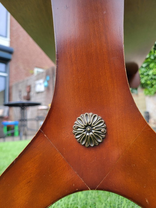Old English coffee table, walnut ear table