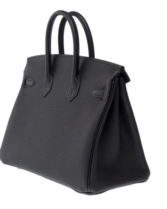 Image 1 of Borsa HERMES Birkin 25 in pelle nera - 103426