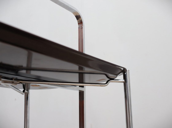 Image 1 of Carrello di servizio pieghevole vintage / carrello da bar design anni '60