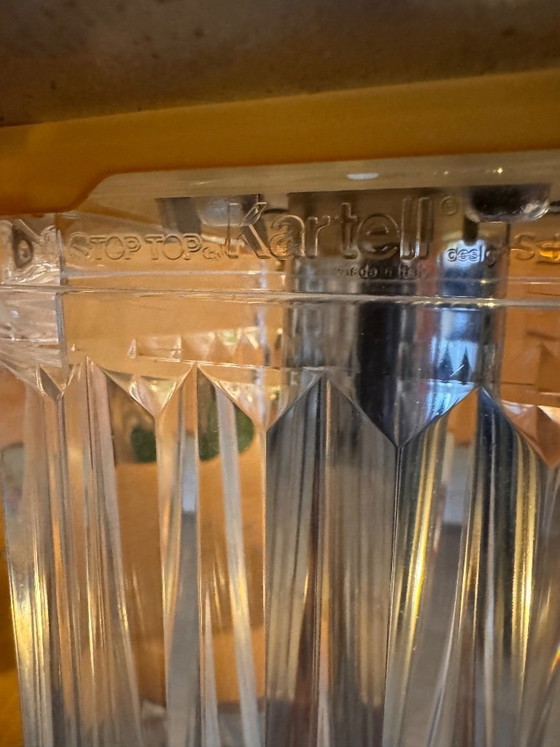 Tavolo Kartell TopTop Philippe Starck – vetro bianco – design iconico – Set da pranzo (photo 6 of 8)