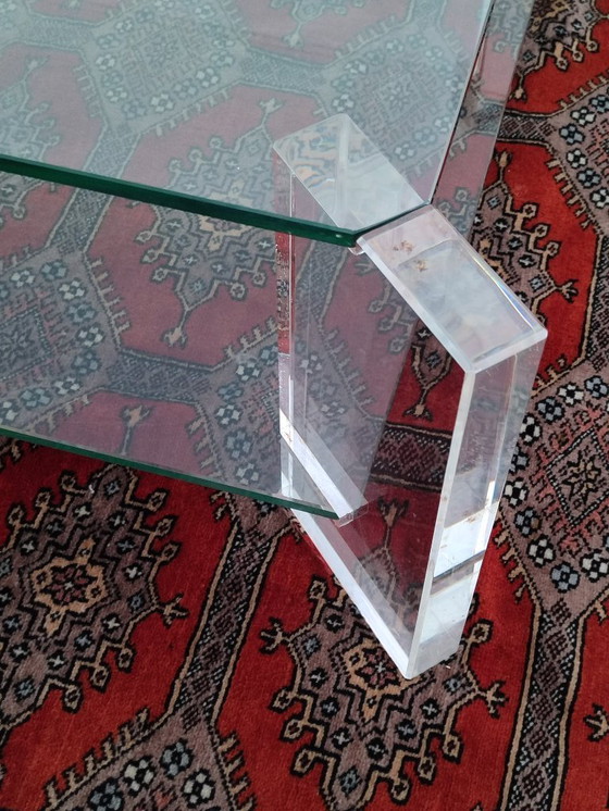 Image 1 of Niedriger Tisch aus Glas