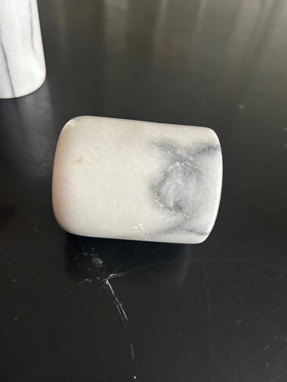 Image 1 of par de candelabros de mármol 