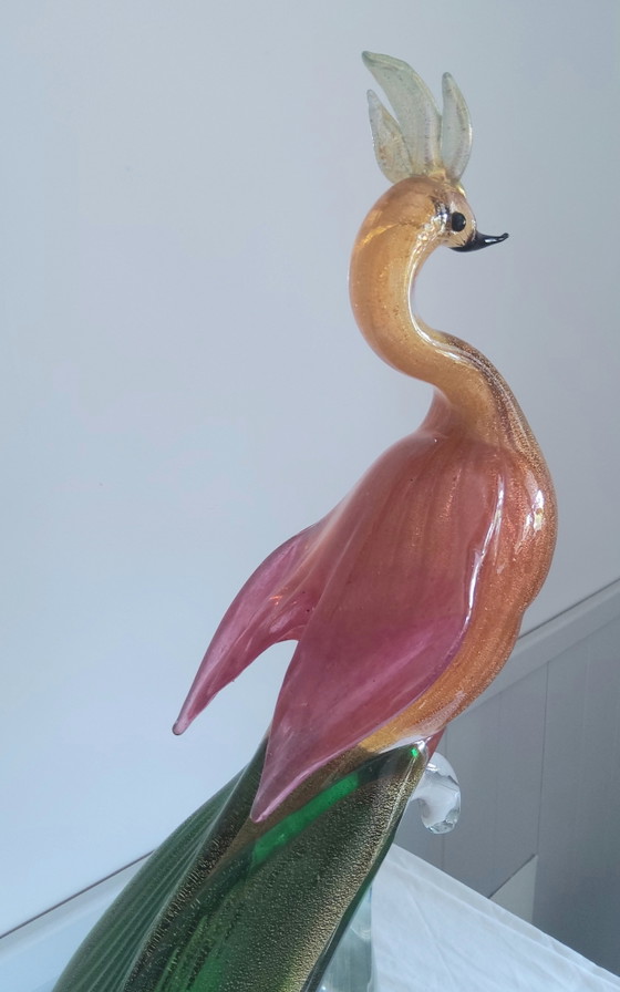 Image 1 of Pauw Murano glas Formia Bladgoud