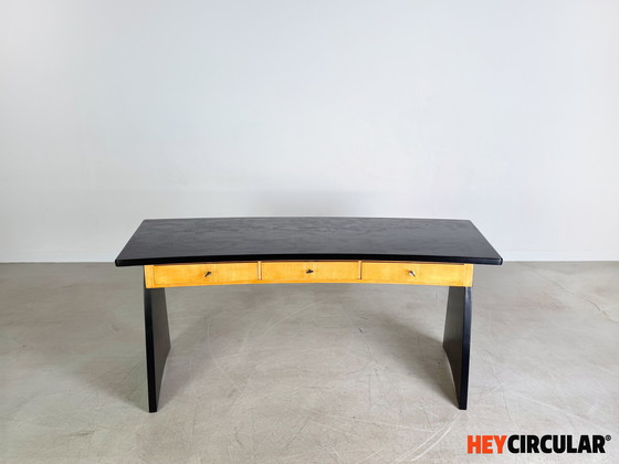 Image 1 of Scrivania direzionale Erich Stratmann in legno di olmo 1950