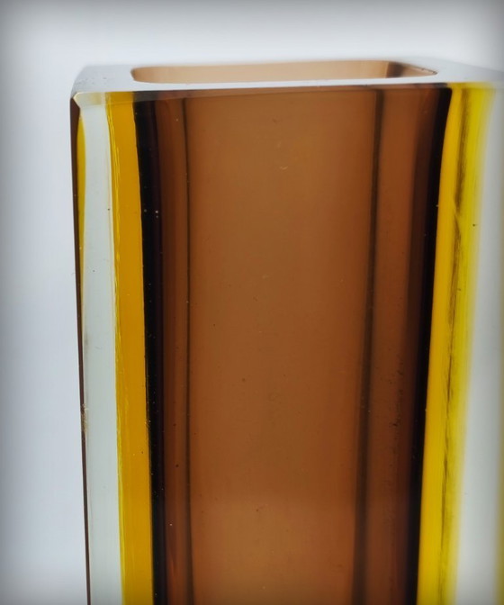 Image 1 of XXL Sommerso Vase By Flavio Poli, Murano, Italy, 1950s
